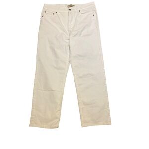 RED‎ STAR Jeans Women's Size 10 Regular White Denim Mid Rise Straight Leg Casual